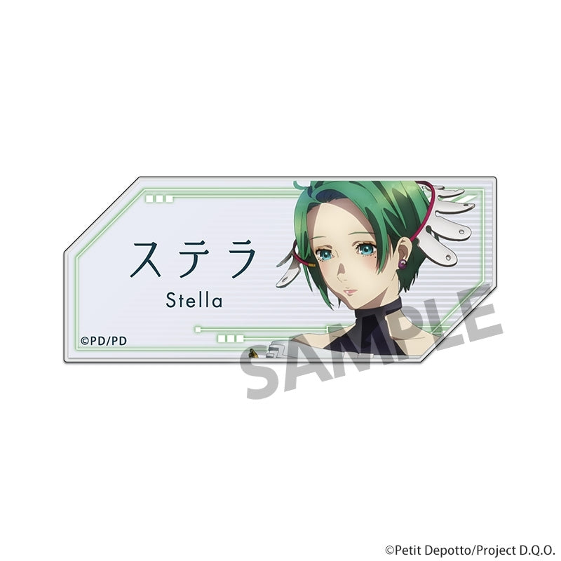 (Goods - Badge) GNOSIA Acrylic Name Badge Stella
