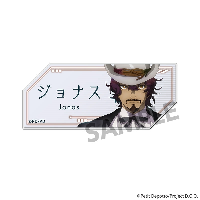 (Goods - Badge) GNOSIA Acrylic Name Badge Jonas