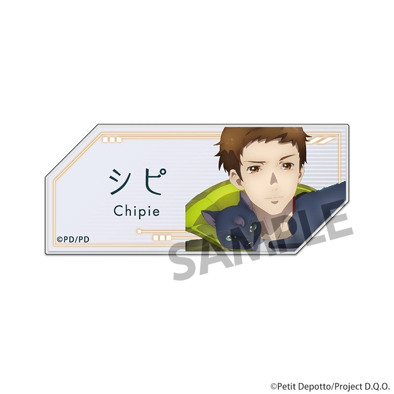 (Goods - Badge) GNOSIA Acrylic Name Badge Chipie