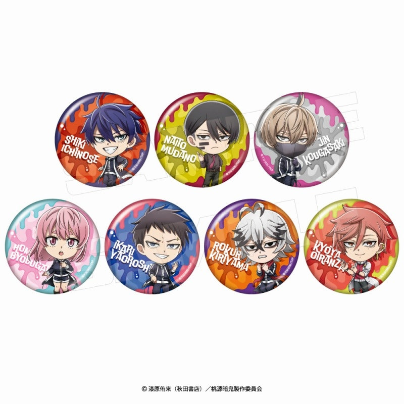 (1BOX=7)(Goods - Badge) Tougen Anki Chara Badge Collection Chibi ver. 7 Types