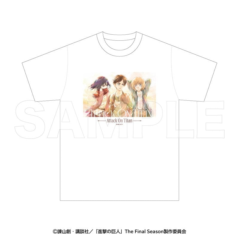 (Goods - Shirt) Attack on Titan T-shirt Eren, Mikasa, Armin XXL