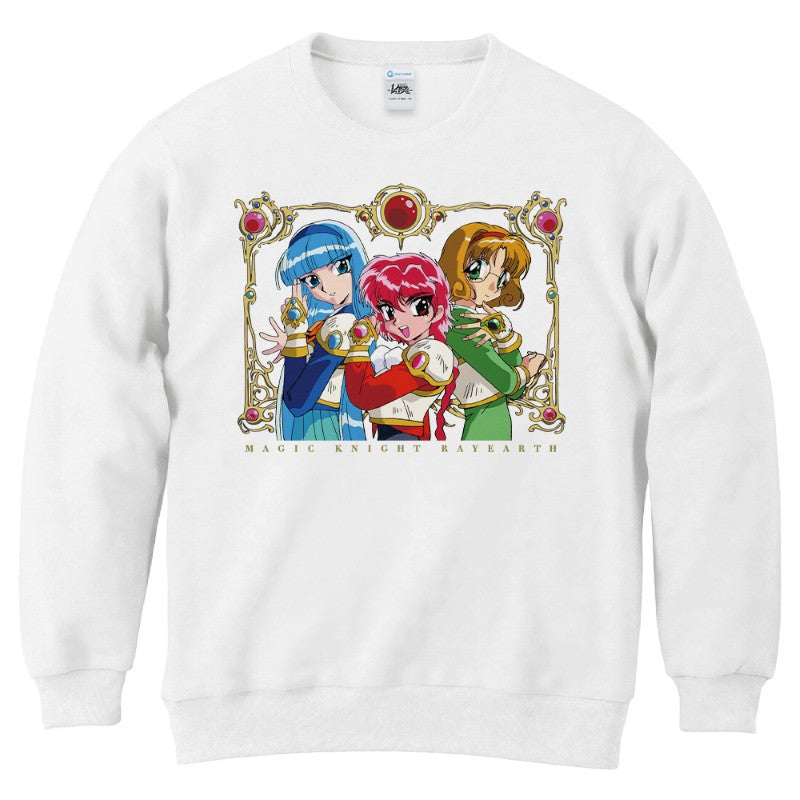 (Goods - Shirt) Magic Knight Rayearth Sweatshirt Hikaru & Umi & Fuu