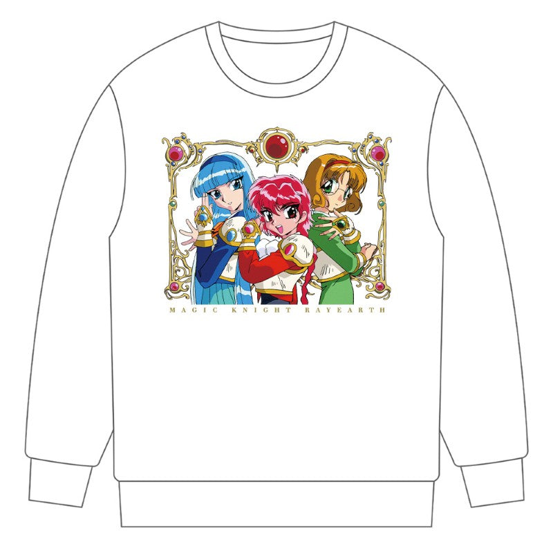 (Goods - Shirt) Magic Knight Rayearth Sweatshirt Hikaru & Umi & Fuu