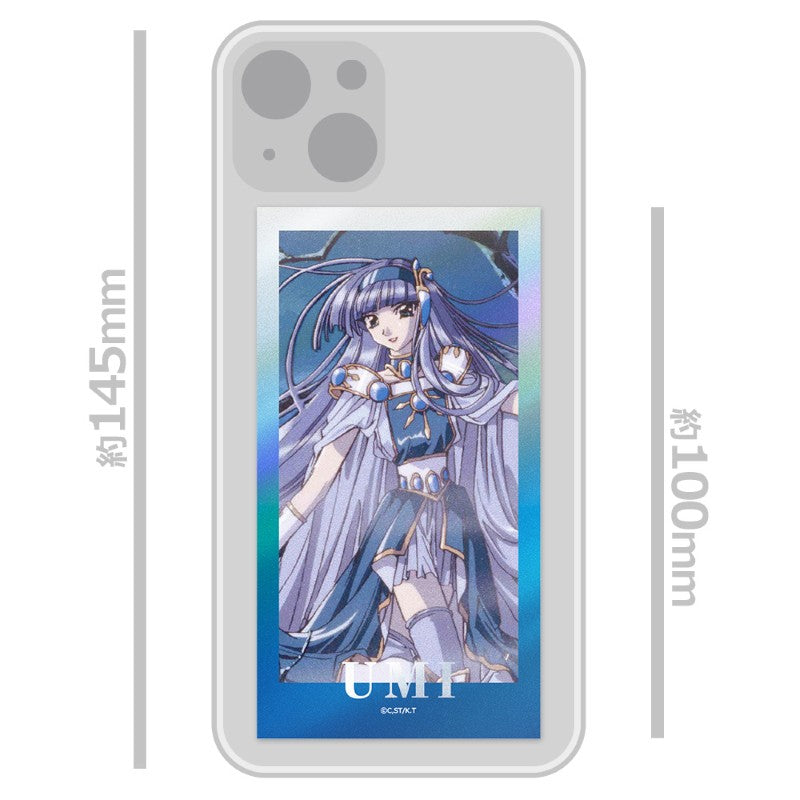(Goods - Sticker) Magic Knight Rayearth Charakira Sticker Set Umi Ryuuzaki Vol. 1