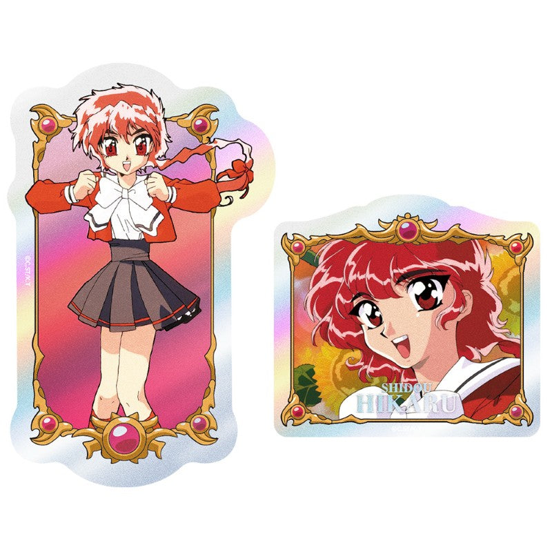 (Goods - Sticker) Magic Knight Rayearth Charakira Sticker Set Hikaru Shidou Vol. 2
