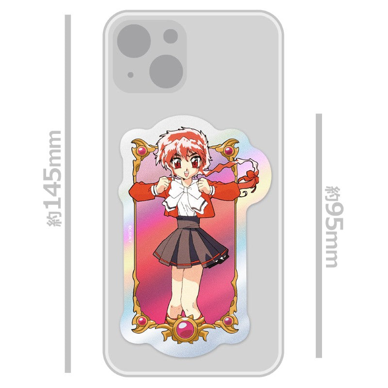 (Goods - Sticker) Magic Knight Rayearth Charakira Sticker Set Hikaru Shidou Vol. 2