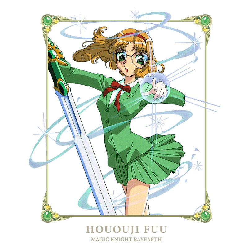 (Goods - Shirt) TV Anime - Magic Knight Rayearth Logn Sleeve T-shirt w/Rib Fuu Hououji