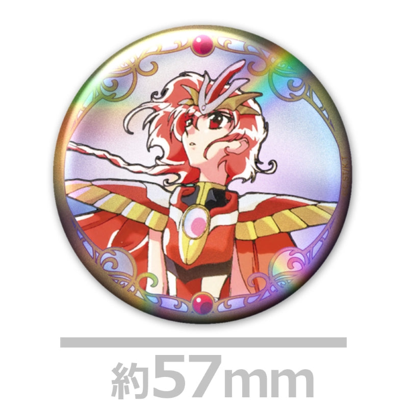 (Goods - Badge) TV Anime - Magic Knight Rayearth Holographic Button Badge Set of 3 Hikaru & Umi & Fuu vol. 1