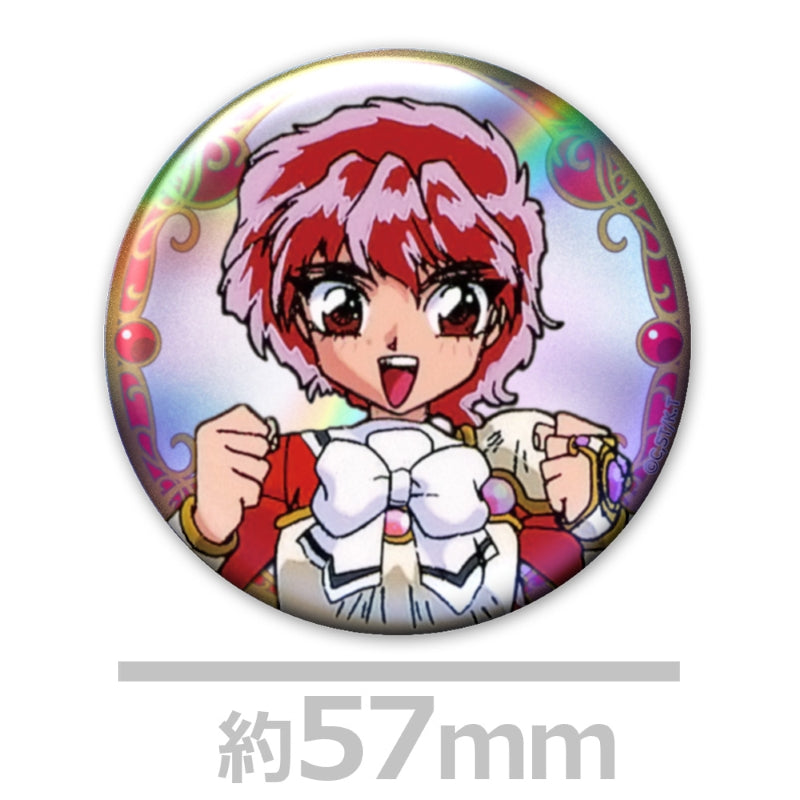 (Goods - Badge) TV Anime - Magic Knight Rayearth Holographic Button Badge Set of 3 Hikaru & Umi & Fuu vol. 2