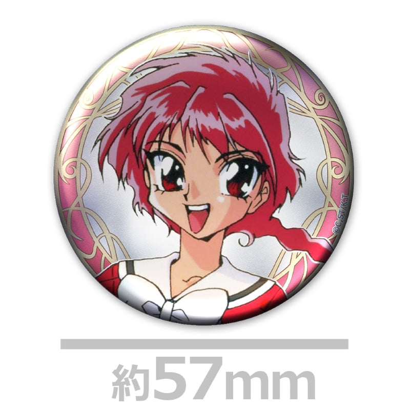 (Goods - Badge) TV Anime - Magic Knight Rayearth Metallic Button Badge Set of 3 Hikaru & Umi & Fuu vol. 2