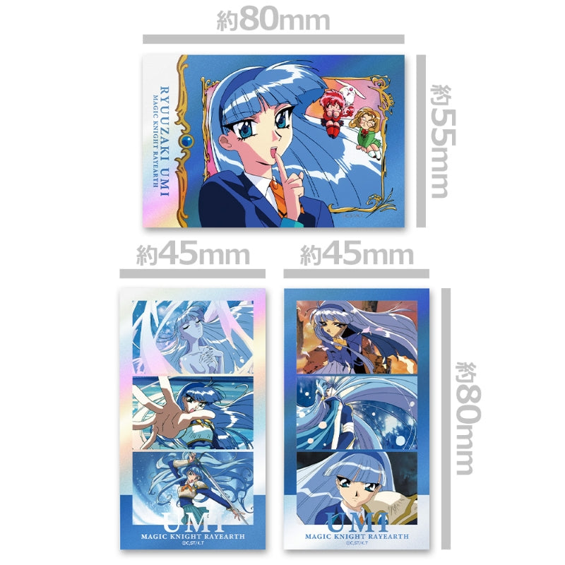 (Goods - Sticker) TV Anime - Magic Knight Rayearth Thumbnail Kira Sticker Set Umi Ryuuzaki