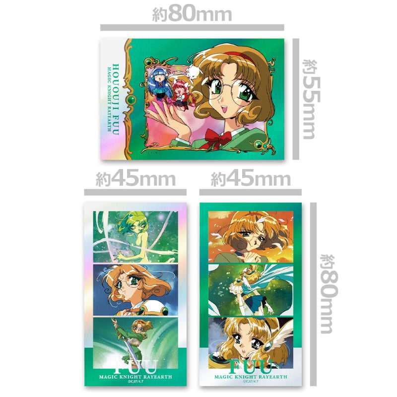 (Goods - Sticker) TV Anime - Magic Knight Rayearth Thumbnail Kira Sticker Set Fuu Hououji