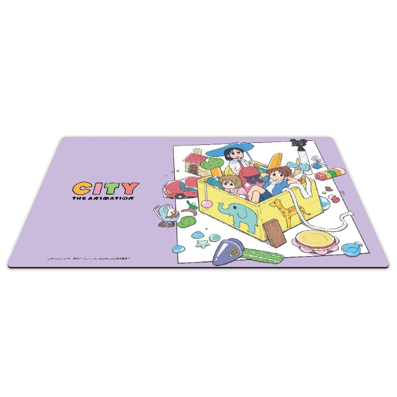 (Goods - Mat) CITY THE ANIMATION Character Rubber Mat Teaser Visual ver.