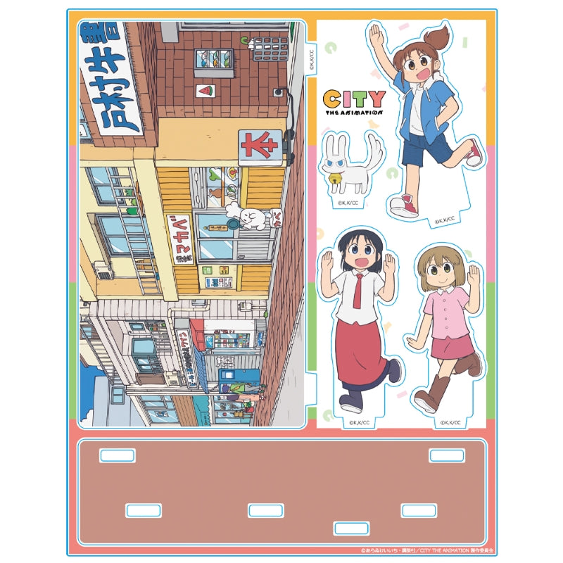 (Goods - Acrylic Stand) CITY THE ANIMATION Acrylic Diorama Midori Nagumo & Niikura & Wako Izumi