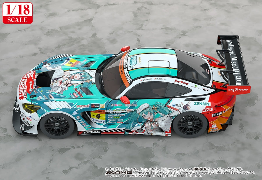 (Figure) Hatsune Miku GT Project Good Smile Hatsune Miku AMG 2023 Season Opening Ver. 1/18 (Re-release)