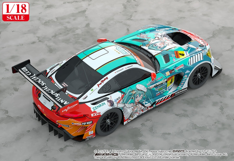(Figure) Hatsune Miku GT Project Good Smile Hatsune Miku AMG 2023 Season Opening Ver. 1/18 (Re-release)