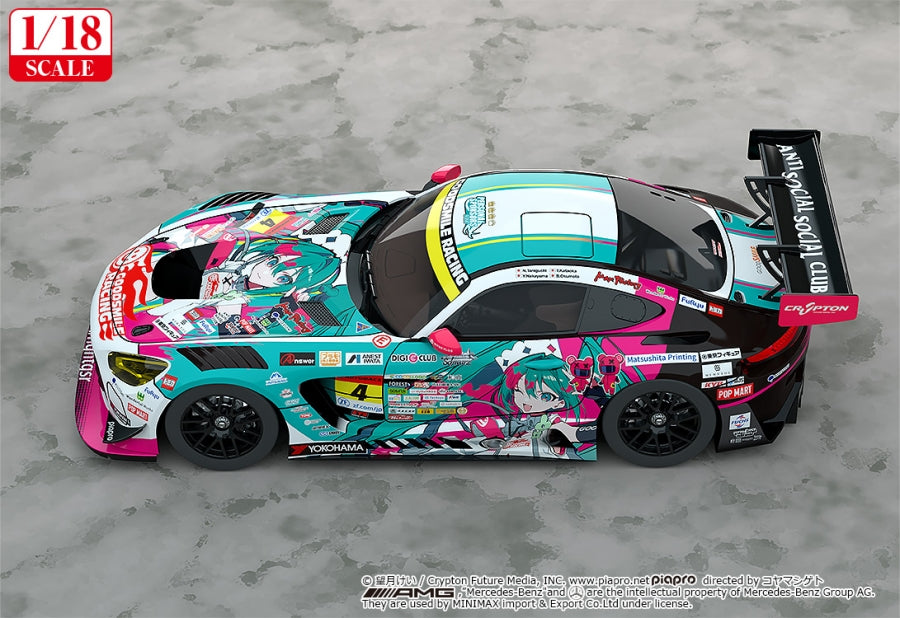 (Figure) Hatsune Miku GT Project Good Smile Hatsune Miku AMG 2025 Season Opening Ver. 1/18 (Re-release)