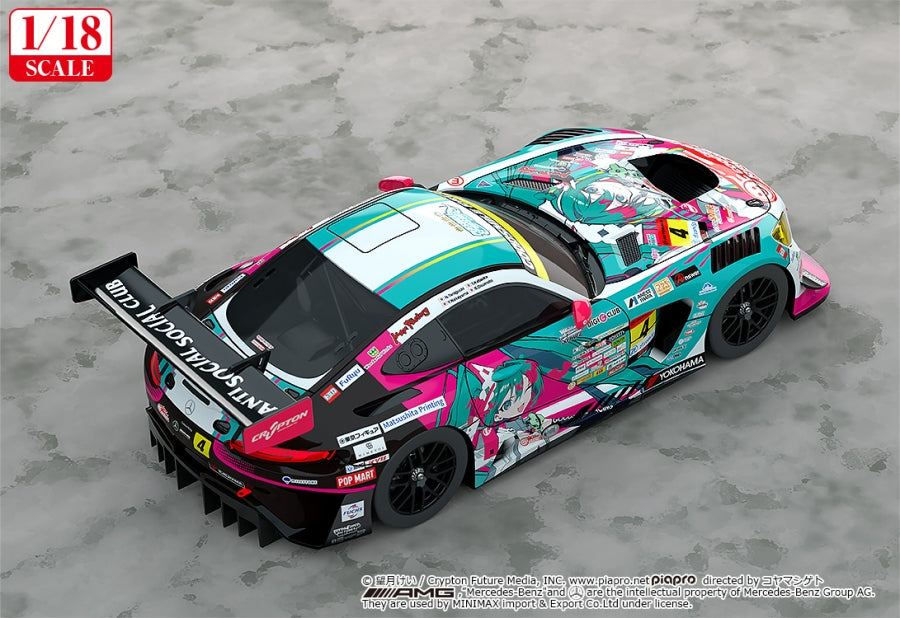 (Figure) Hatsune Miku GT Project Good Smile Hatsune Miku AMG 2025 Season Opening Ver. 1/18 (Re-release)