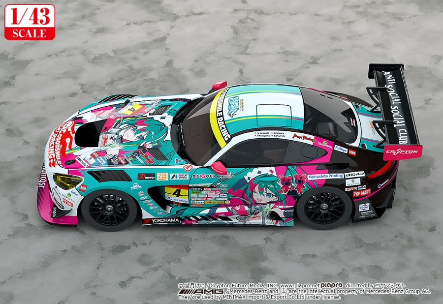 (Figure) Hatsune Miku GT Project Good Smile Hatsune Miku AMG 2025 Season Opening Ver. 1/43 (Re-release)