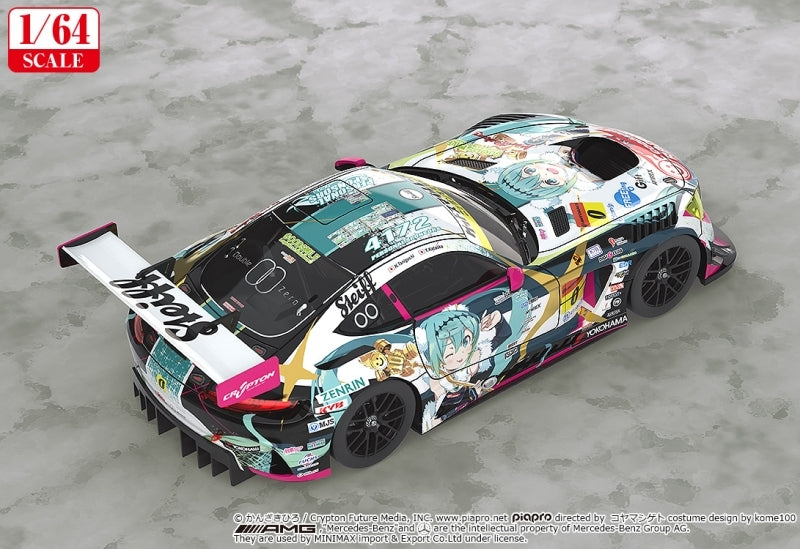 (Figure) Hatsune Miku GT Project Good Smile Hatsune Miku AMG 2018 SUPER GT Ver. 1/64 (Re-release)