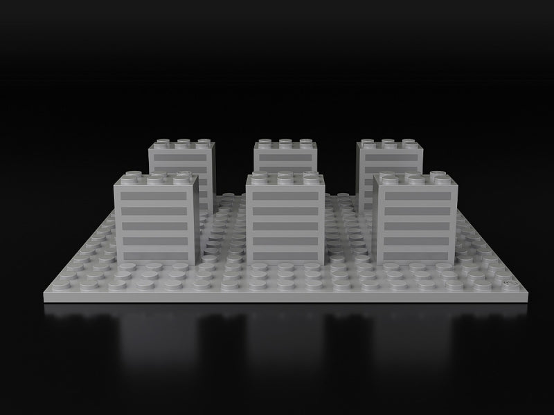 (Figure Accessory) BRICKROID Building A + Base Set