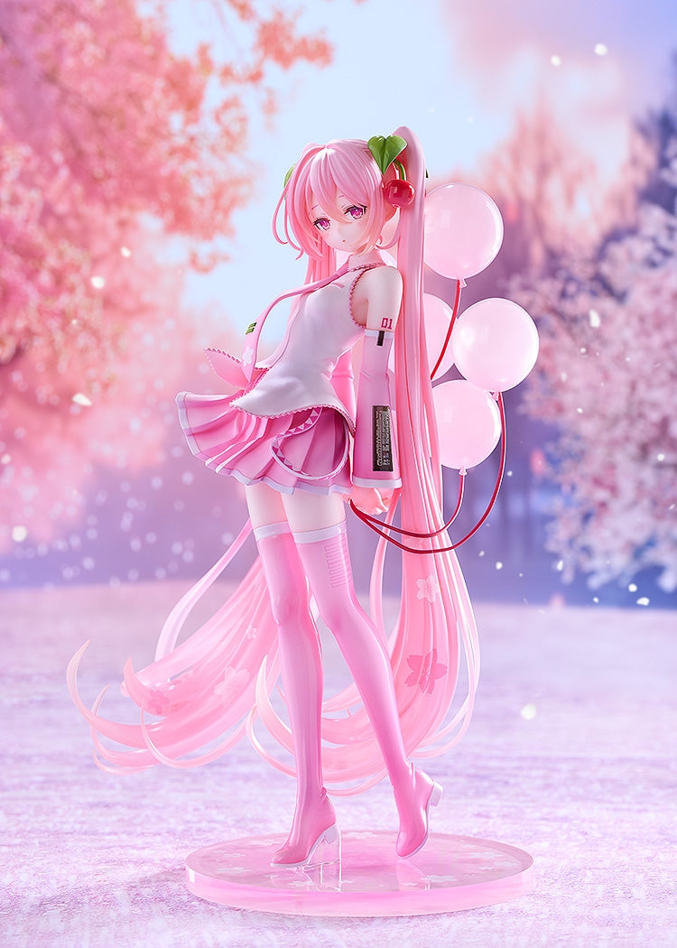 (Bishojo Figure) Character Vocal Series 01: Hatsune Miku G.S. Collection Sakura Miku: GSC Illustration Contest Ver. 1/7 Complete Figure