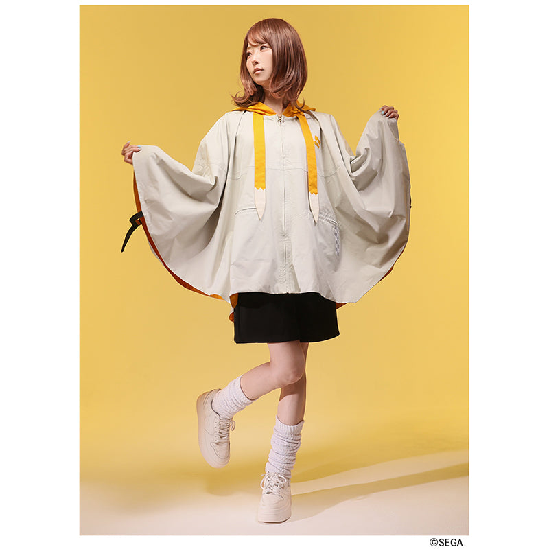 (Goods - Outerwear) Sonic the Hedgehog x Favorite Collab * Tails - Kind-Hearted Fox Kit Hooded Cape Poncho Jacket