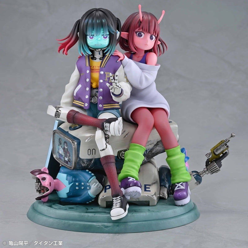 (Bishojo Figure) Anime "Milky Subway: The Galactic Limited Express" Chiharu & Makina Complete Figure