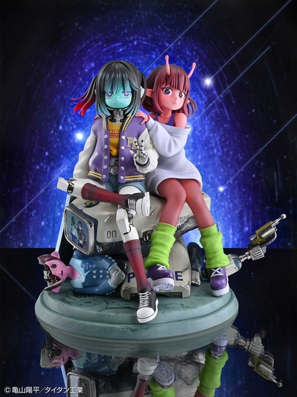 (Bishojo Figure) Anime "Milky Subway: The Galactic Limited Express" Chiharu & Makina Complete Figure