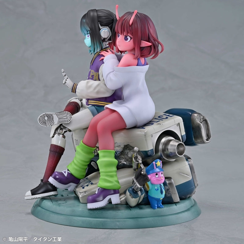 (Bishojo Figure) Anime "Milky Subway: The Galactic Limited Express" Chiharu & Makina Complete Figure