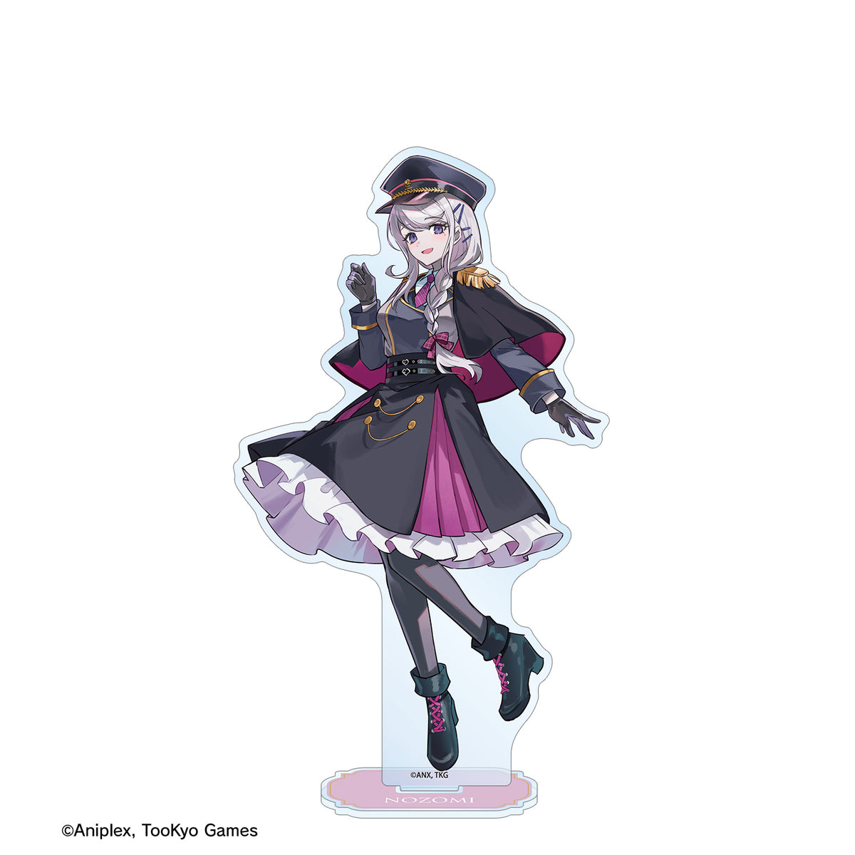 (Goods - Acrylic Stand) HUNDRED LINE Last Defense Academy Art by Karasu BTK Nozomi Kirifuji Military ver. BIG Acrylic Stand Karatez Collab