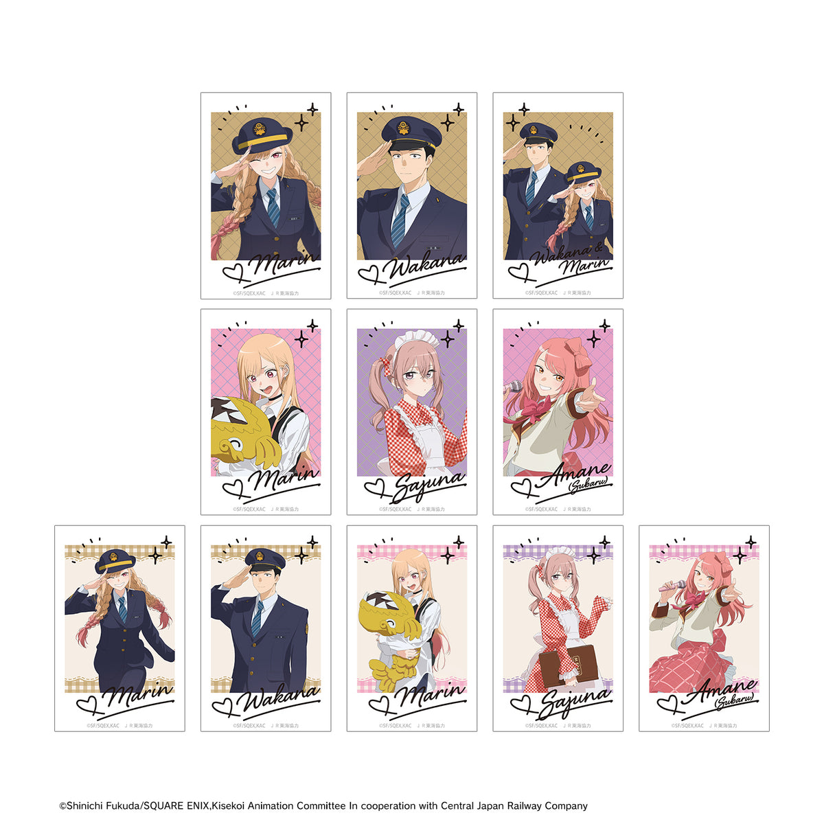 (1BOX=11)(Goods - Card) TV Anime - My Dress-Up Darling Season 2 Exclusive Art Travel ver. Trading Instant Photo Print