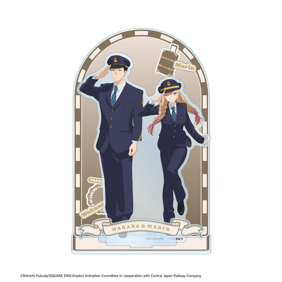 (Goods - Acrylic Stand) TV Anime - My Dress-Up Darling Season 2 Exclusive Art Marin Kitagawa & Wakana Gojo Station Staff ver. Acrylic Diorama Stand