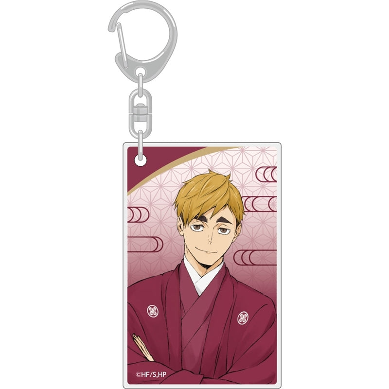 (Goods - Key Chain) Haikyu!! Acrylic Key Chain Atsumu Miya Karasuno/Inarizaki New Year Ver.