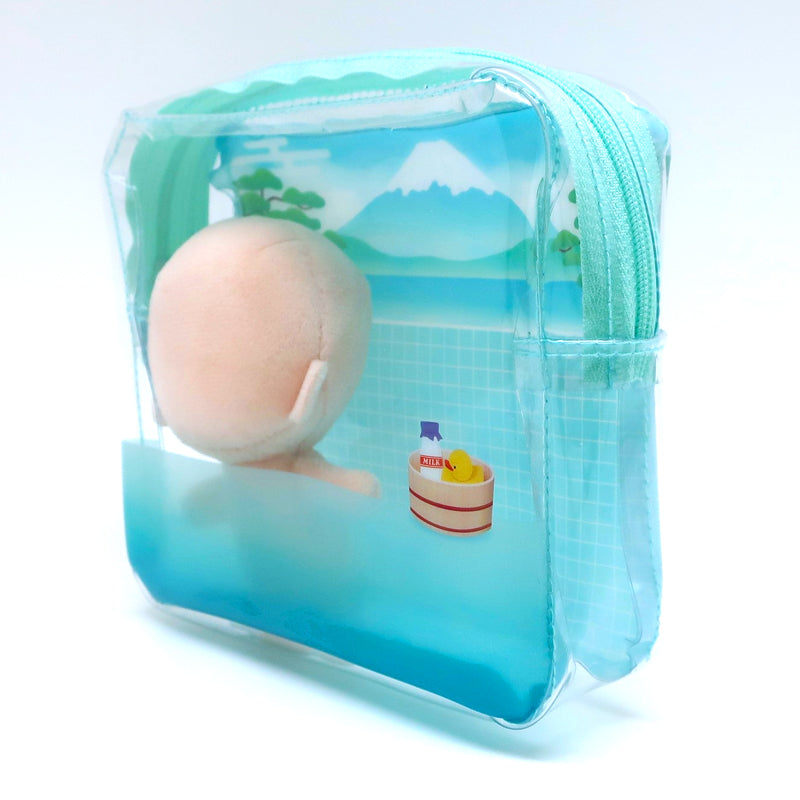 (Goods - Pouch) Non-Character Japanese Bathhouse Style Clear Pouch