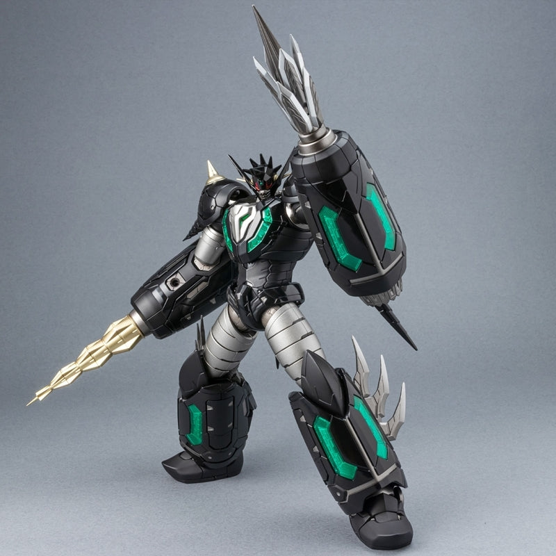 (Action Figure) RIOBOT Dynamic Work Shin Getter Dragon Black VER. Posable Figure