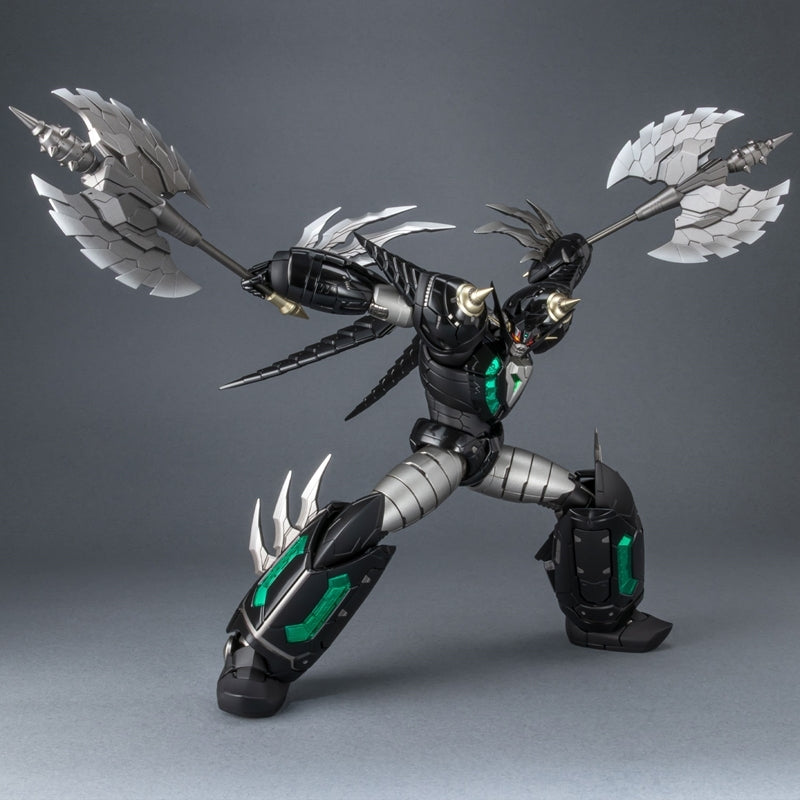 (Action Figure) RIOBOT Dynamic Work Shin Getter Dragon Black VER. Posable Figure