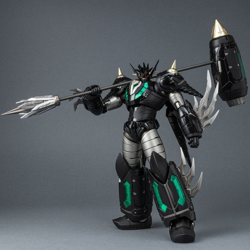 (Action Figure) RIOBOT Dynamic Work Shin Getter Dragon Black VER. Posable Figure