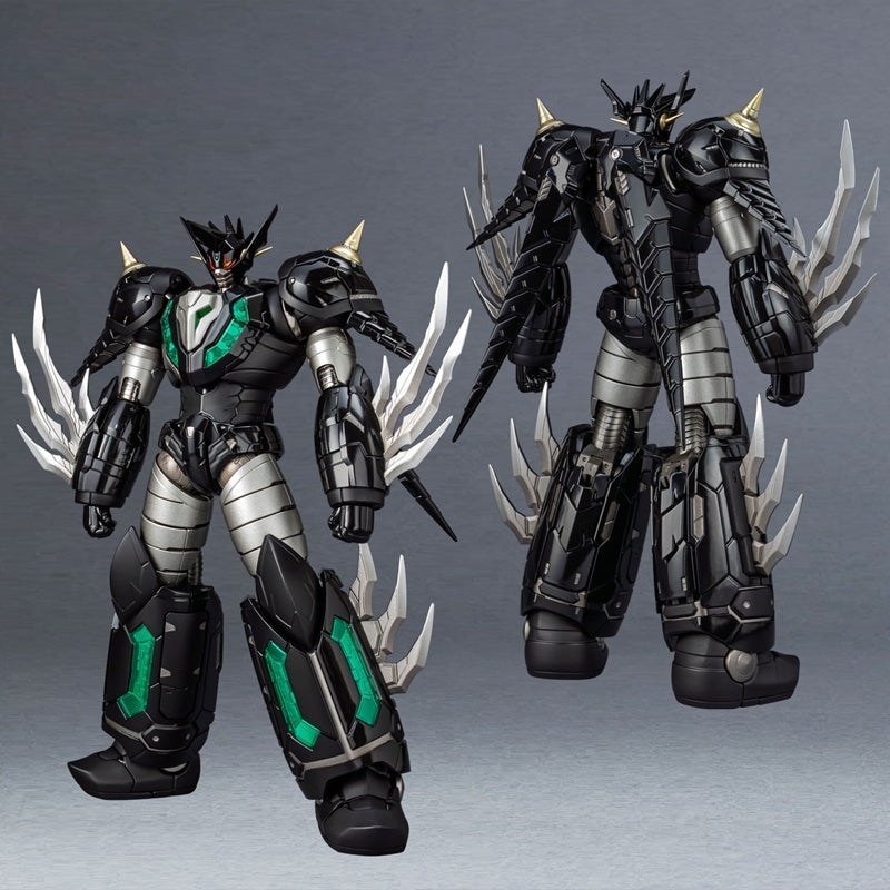 (Action Figure) RIOBOT Dynamic Work Shin Getter Dragon Black VER. Posable Figure