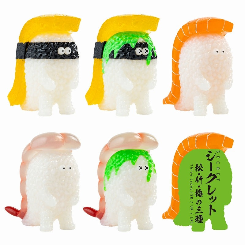 (1BOX=6)(Trading Figure) Sushi Kaiju LA Real Sushi Size Figure Collection 2