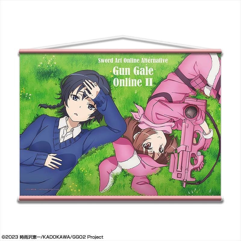 (Goods - Tapestry) Sword Art Online Alternative: Gun Gale OnlineⅡ B2 Tapestry Llenn & Kohiruimaki Karen