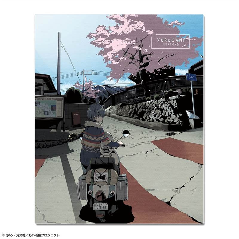 (Goods - Ornament) Laid-Back Camp SEASON 3 Canvas Art Design 01 (Rin Shima/A)