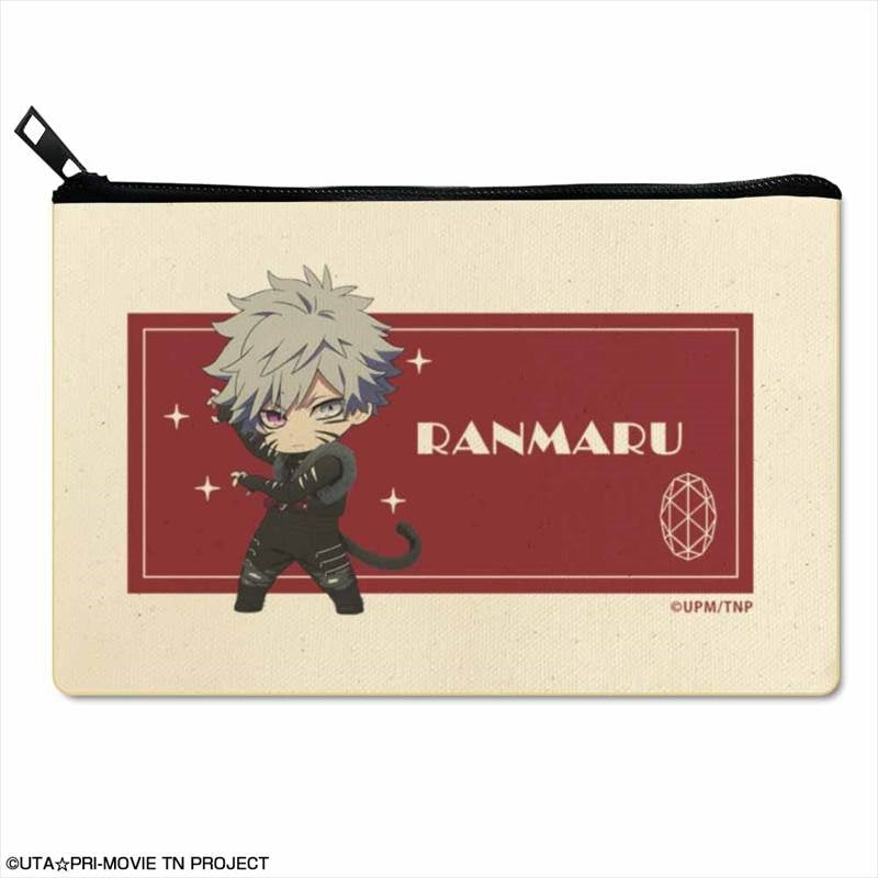 (Goods - Pouch) Uta no Prince-sama the Movie TABOO NIGHT XXXX Flat Pouch Design 02 (Ranmaru Kurosaki)