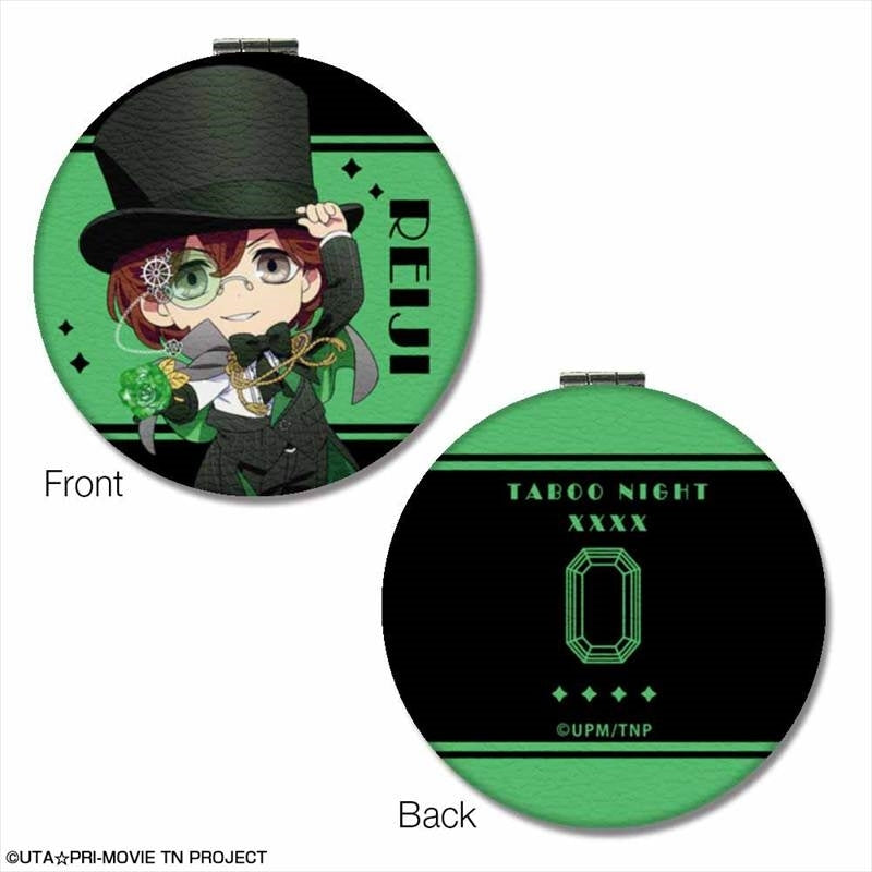 (Goods - Mirror) Uta no Prince-sama the Movie TABOO NIGHT XXXX Round Compact Mirror Design 01 (Reiji Kotobuki)