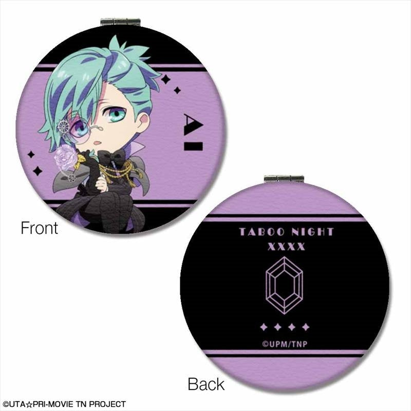 (Goods - Mirror) Uta no Prince-sama the Movie TABOO NIGHT XXXX Round Compact Mirror Design 03 (Mikaze Ai)