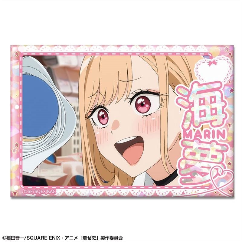 (Goods - Badge) TV Anime - My Dress-Up Darling Season 2 Holographic Button Badge Design 06 (Marin Kitagawa/F)