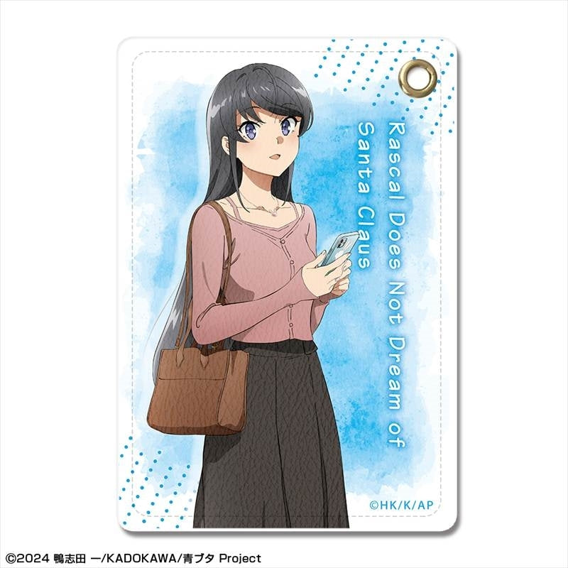 (Goods - Pass Case) Rascal Does Not Dream of Santa Claus Pass Case Design 01 (Mai Sakurajima)