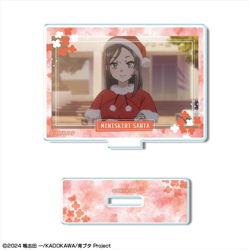 (Goods - Acrylic Stand) Rascal Does Not Dream of Santa Claus Mini Acrylic Stand Design 08 (Miniskirt Santa)