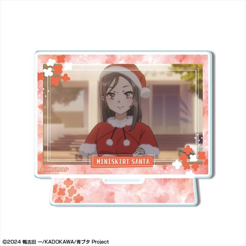 (Goods - Acrylic Stand) Rascal Does Not Dream of Santa Claus Mini Acrylic Stand Design 08 (Miniskirt Santa)