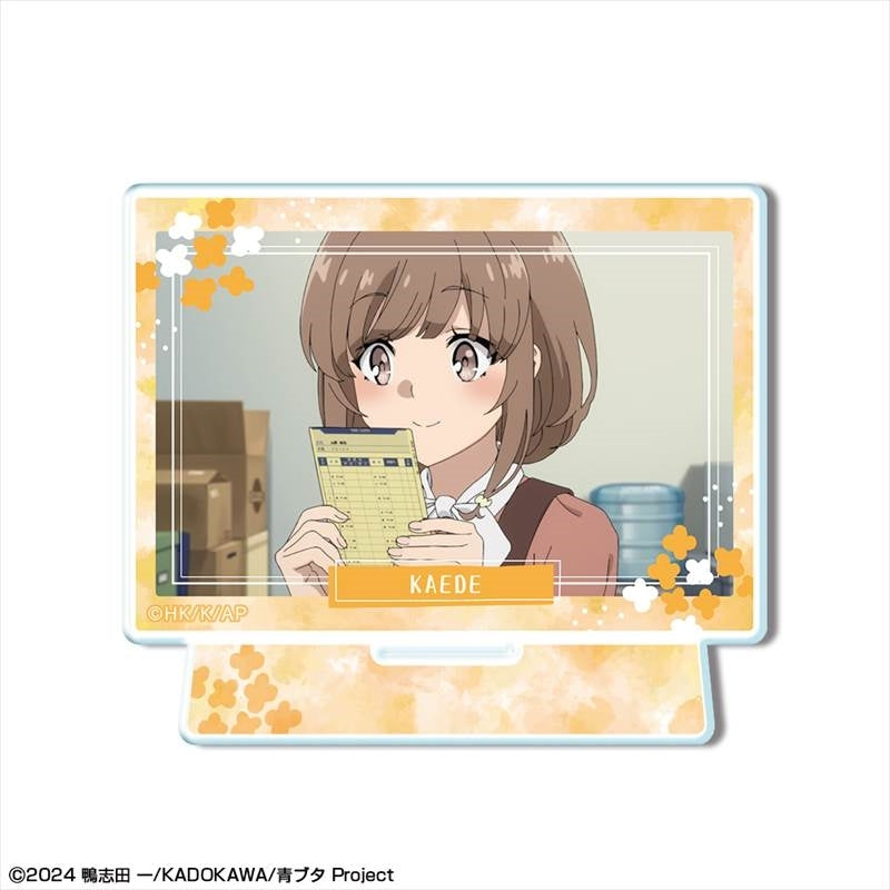 (Goods - Acrylic Stand) Rascal Does Not Dream of Santa Claus Mini Acrylic Stand Design 12 (Kaede Azusagawa)